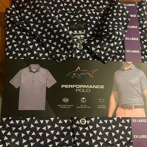 Greg Norman Play Dry Performance Polo Golf Shirt XXL NWT